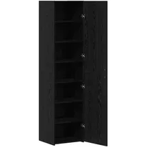 vidaXL Highboard 45 x 42,5 x 185 cm Schwarz