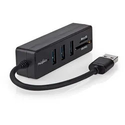 Nedis CCGB61250BK01, USB 3.2 Gen 1 (3.1 Gen 1) Type-A, USB 3.2 Gen 1 (3.1 Gen 1)