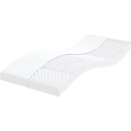 vidaXL Tagesbett Ausziehbar mit Matratzen Schwarz 90x190 cm Stoff