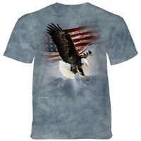 The Mountain T-Shirt American Vision Eagle blau L