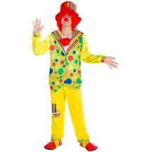 Tectake Clown Pipetto Herrenkostüm