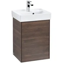 Villeroy & Boch Collaro Waschbeckenunterschrank Anschlag links 41 x 55 cm Arizona Oak