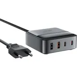 ACEFAST Z6 Gan Tischladegerät 2x USB-A / USB-C Pd 65W - Schwarz
