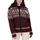 DEPROC activ DEPROC Active Damen Patchwork Fleecejacke Strickfleecejacke mit Kapuze Übergangsjacke Windbreaker Handmade Nepal