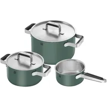 Zwilling Pure Kochtopfset 3-teilig - Grün,