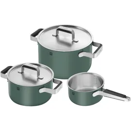 Zwilling Pure Kochtopfset 3-teilig - Grün,