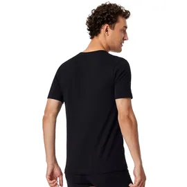SCHIESSER Herren T-Shirts im Pack - Serie "95/5", Vorteilspack, Rundhals, S-XXL Schwarz XL
