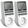 Ansmann 2x Digitale Wochenzeitschaltuhr, Lcd-display 3680w, 10 Schaltzeiteiten