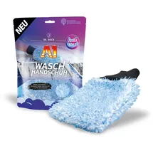 Dr. Wack - A1 Waschhandschuh Auto - Premium Mikrofaser - Ultra-Soft & extrem saugstark - beidseitig Hochflor für eine kratzfreie Autoreinigung - langlebig & umweltfreundlich - Hochwertige Autopflege
