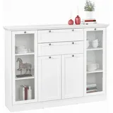 Finori Highboard 160 x 120 x 40 cm Weiß