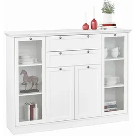 Finori Highboard 160 x 120 x 40 cm Weiß