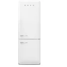 Smeg FAB38RWH6 Retro-Kühl-Gefrierkombination (481 l, 2050 mm hoch, Weiß)