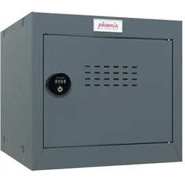 Phoenix CL0344AAC Würfel-Schließfach Cube Locker 44L Anthrazitgrau - Kombinationsschloss - Für Hause, Büro, Fitness, Schüle