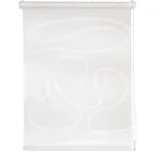 ONDECO Tageslichtrollo ohne Bohren, Klemmfix lichtdurchlässig und Blickdicht 100x160 cm, Weiß