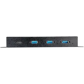 Startech StarTech.com 4 Port USB 3.2 Gen 2 Typ-C-Hub Anschlüsse schwarzer Stahl Industriedesign - USB Typ-C Hub aus Metall mit 3xUSB-A & 1xUSB-C - ESD & Überspannungsschutz - USB-C oder USB-A Host - Montierbarer USB 3.1 (HB31C3A1CME)
