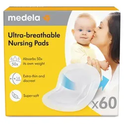 Medela Einweg-Stilleinlagen 60 Stück, ultra-atmungsaktiv