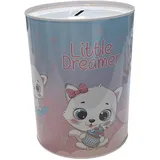 Originelle Spardose für Kinder, Spardose für Kinder, groß, XXL (Little Dreamer Kätzchen, Weiß, 16 x 12 cm)