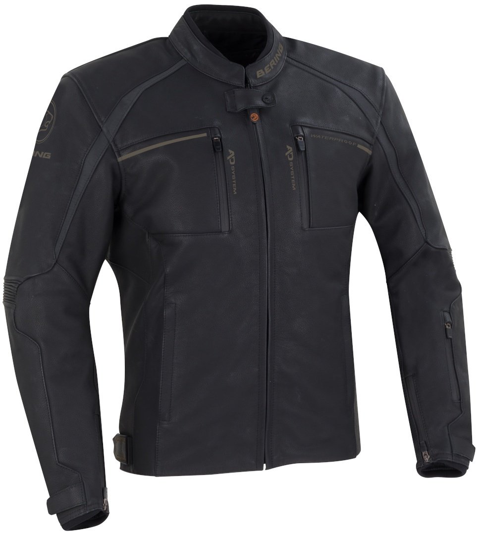 Bering Mendes Motor lederen jas, zwart, XL Voorman