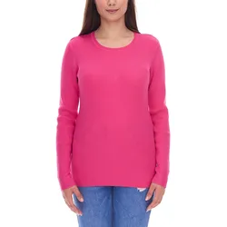 H.I.S Damen Longsleeve geripptes Langarm-Shirt Sommer-Oberteil 75285228 Pink - 48/50