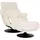 MCW Relaxsessel MCW-K99 Kunstleder 80 x 100 x 90 cm Beige mit Hocker