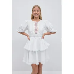 Gina Tricot - Mini dress - minikleider - Weiß - 42 - Dame - Weiß - 42
