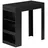 Woltu Bartisch 100 x 100 x 50 cm Schwarz