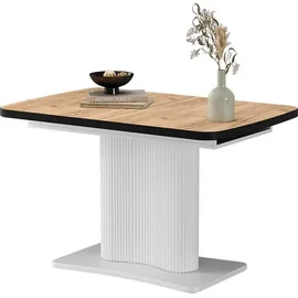 Vicco Fenaro 120 x 80 cm ausziehbar Schwarz/Weiß