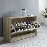 FineBuy FineBuy, Schuhschrank Sitzbank Flur 80 x 24 x 47 cm)