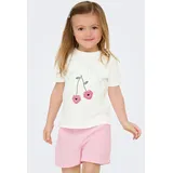 KIDS ONLY T-Shirt KMGCANDY LIFE S/S PRINTED TEE JRS NOOS weiß 128 EU