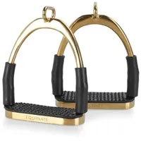 Equinate Sicherheitssteigbügel Charles 12cm Gold