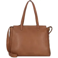 Cowboysbag Babell Schultertasche Leder 41 cm Laptopfach cognac