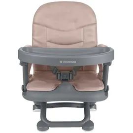 KIKKABOO Kindersitzerhöhung Pappo Booster, Tisch, klappbar, Sicherheitsgurt rosa pink