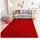Vimoda Prime Hochflorteppich 150 x 150 cm Rot