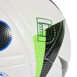 adidas Fussballliebe League Ball White / Black / Glow Blue 5