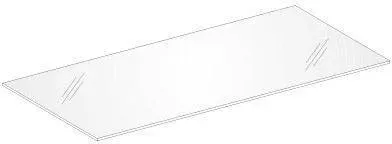 KEUCO Spiegelschrank Glasablage 30290179300 375 x 90 x 6mm - Neutral