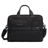 TUMI Alpha 3 Organizer-Laptop-Aktentasche Black, schwarz