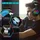 ozeino Gaming Headset for PS4 PS5 PC,PS4 Headset with Microphone 3D Surround Sound Headphones Noise Cancelling RGB Lights