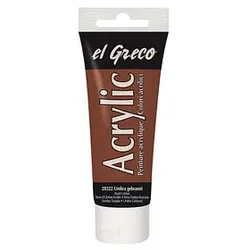 KREUL el Greco Acrylfarbe umbra gebrannt 75,0 ml