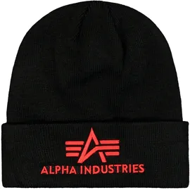Alpha Industries 3d Beanie schwarz