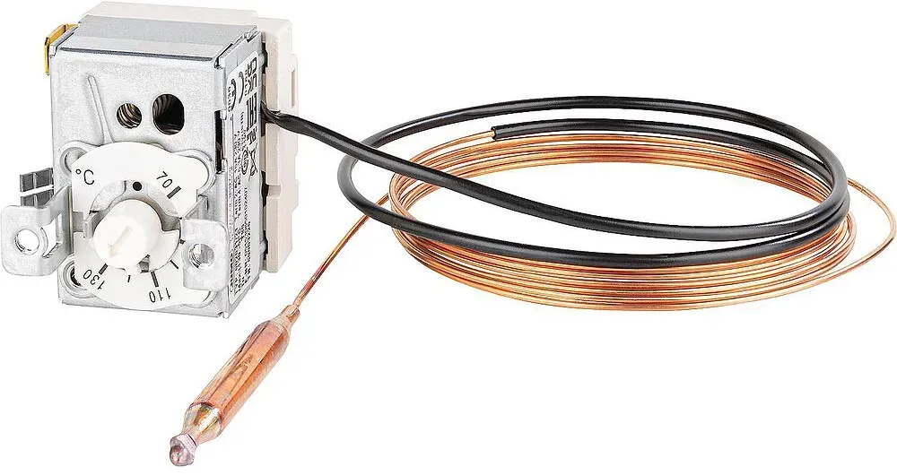 Einbauthermostat JUMO heatTherm STW 602031/21 für 70 bis 130 °C bei 230 V AC und 16 A