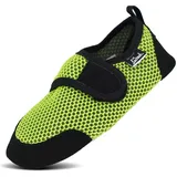 Beck Hausschuh 'Buddy' - Schwarz,Hellgrün - 31/31,31