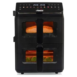 Princess Stack Airfryer 2 x 5,6 L schwarz