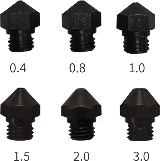 PioCreat G5 Pro / G12 Nozzle, Nozzle Durchmesser: ⌀ 1.00 mm