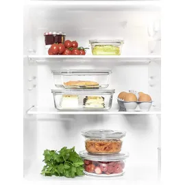 CASO Design Vakuumbehälter eckig transparent 1 l 4-teiliges Set