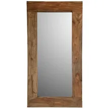 Massivmoebel24 Wandspiegel Nature Grey 115 x 60 cm Grau