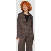 QS Karierter Blazer Braun 44