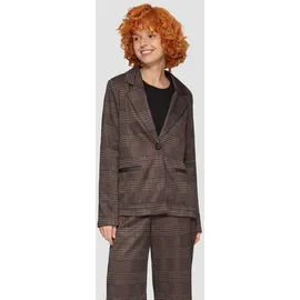 QS Karierter Blazer Braun 44