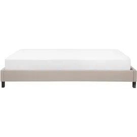 Beliani Polsterbett 180 x 200 cm Beige