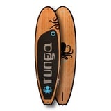 Runga-Boards SUP-Board Runga WHEKE dark BAMBOO Hard Board Stand Up Paddling SUP, Allrounder, (9.5, Inkl. coiled leash & 3-tlg. Finnen-Set) 9.5