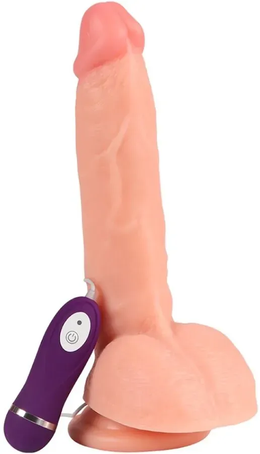 SHEQU - Beast vibrierender Dildo mit Fernbedienung, 24,5 cm
